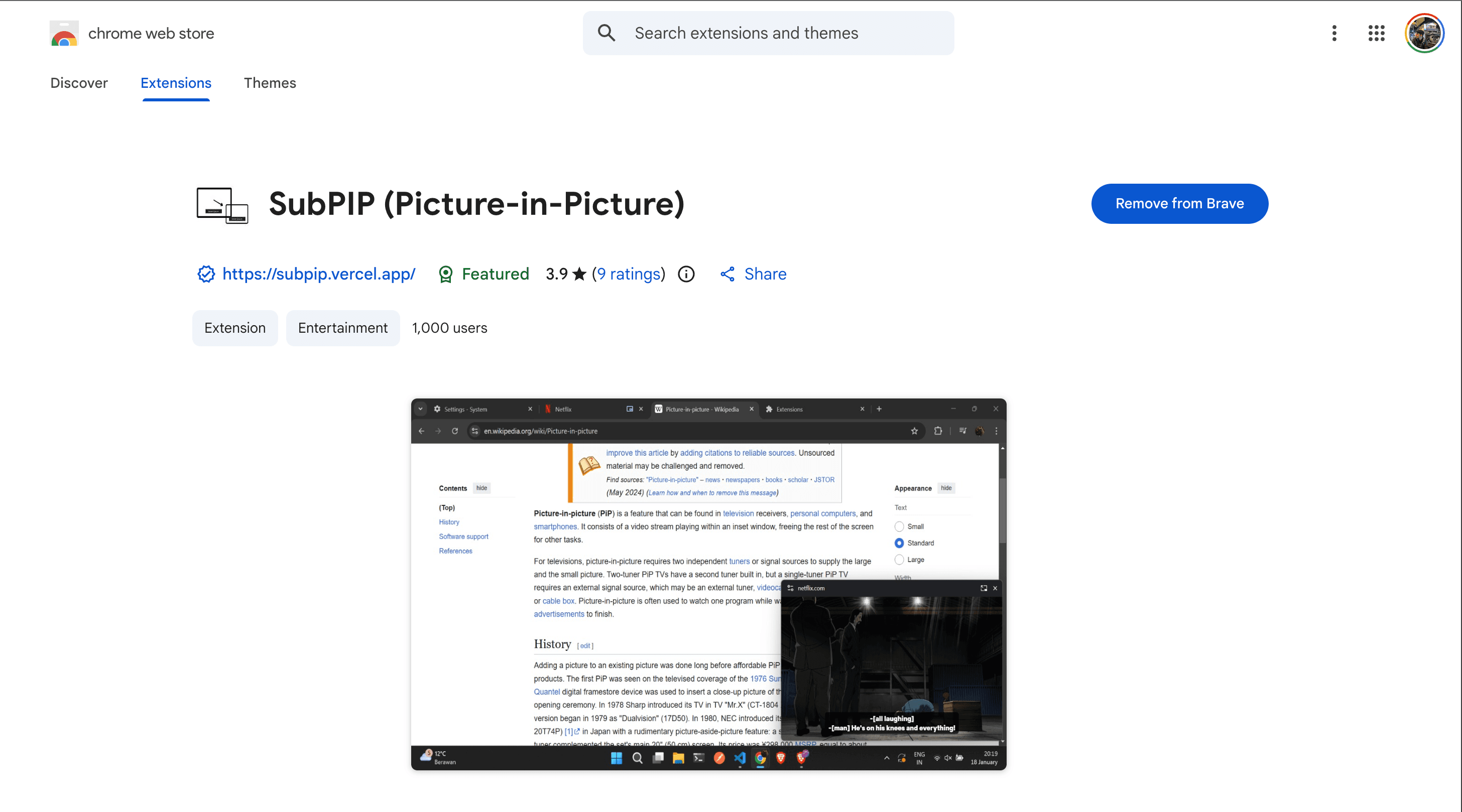 SubPIP - Screenshot 2