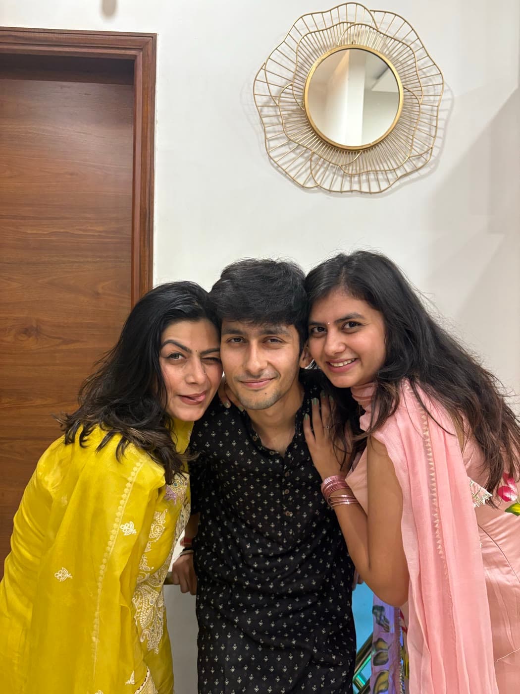 Rakhi with my sisters